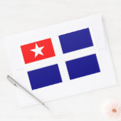 crete regio vlag griekenland symbool rechthoekige sticker (Envelop)