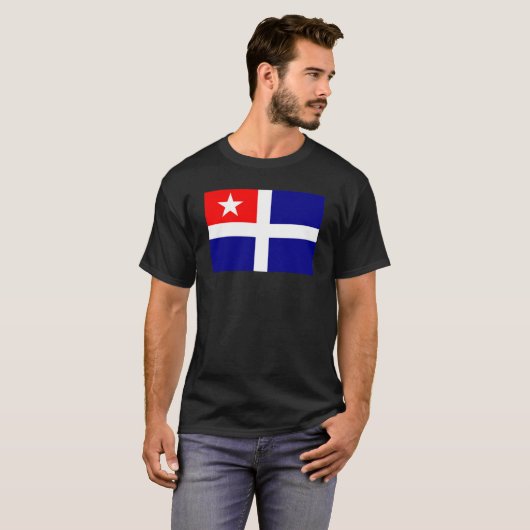 crete regio vlag griekenland symbool t-shirt (Voorkant volledig)