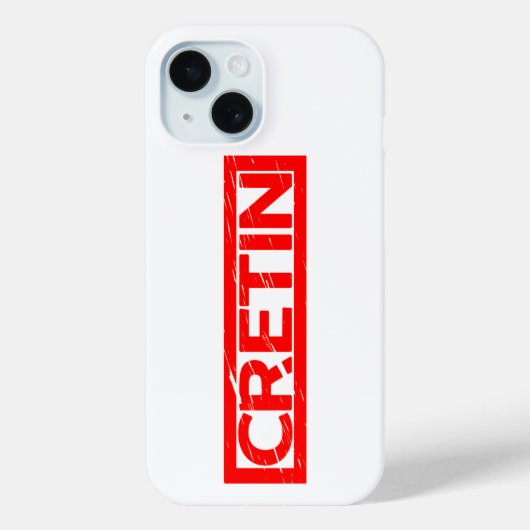 Cretin Stamp Case-Mate iPhone Case (Achterkant)