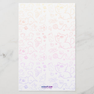 Créu Cat's Briefpapier papier