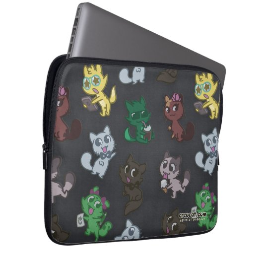 Créu Cats Laptop Bag Laptop Sleeve (Voorkant Rechts)