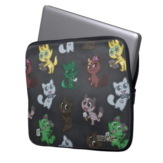 Créu Cats Laptop Bag Laptop Sleeve (Voorkant Links)