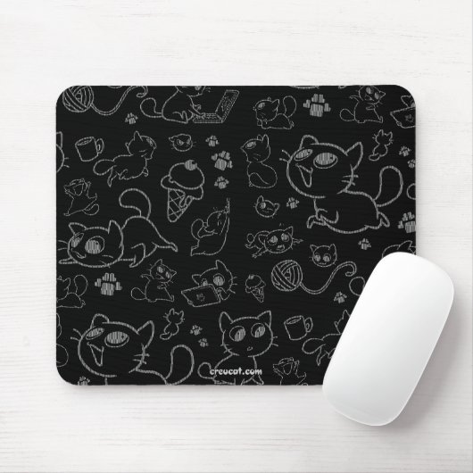 Créu Cat's Mousepad Muismat (Met muis)