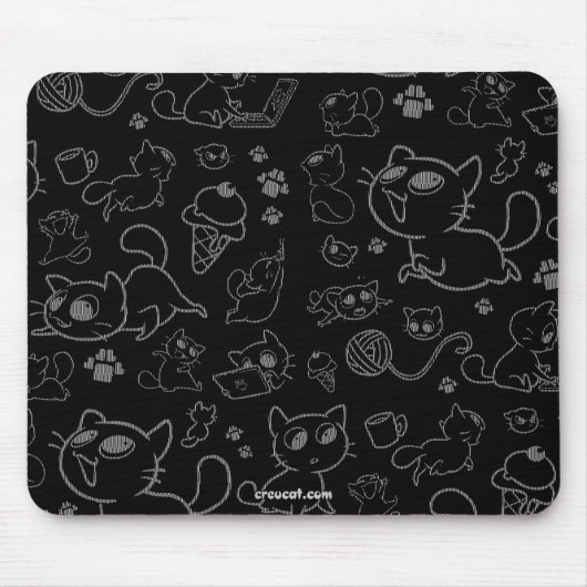 Créu Cat's Mousepad Muismat (Voorkant)