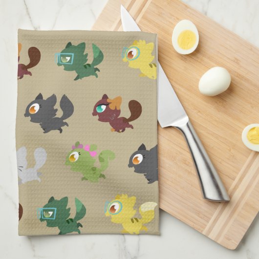 Créu Designer Kitchen Towel Theedoek (Quarter Fold)