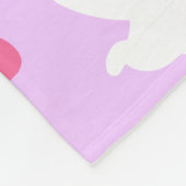Créu & Petita Cuddle Blanket (roze) Fleece Deken (Hoek)