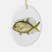 Crevalle Jack Keramisch Ornament (Rechts)