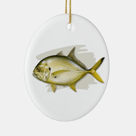 Crevalle Jack Keramisch Ornament (Rechts)