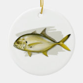 Crevalle Jack Keramisch Ornament (Voorkant)