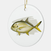 Crevalle Jack Keramisch Ornament (Links)