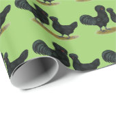 Crevecoeur Chickens Cadeaupapier (Rol Hoek)