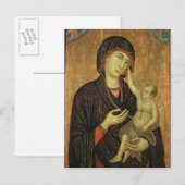 Crevole Madonna, c.1284 Briefkaart (Voorkant / Achterkant)