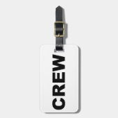 CREW BAGAGELABEL (Voorkant verticaal)