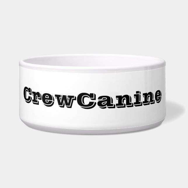 CREW CANINE hondenkom Voerbakje (Voorkant)