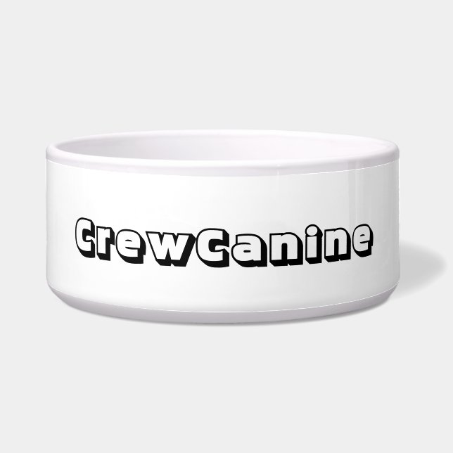 CREW CANINE hondenkom Voerbakje (Voorkant)