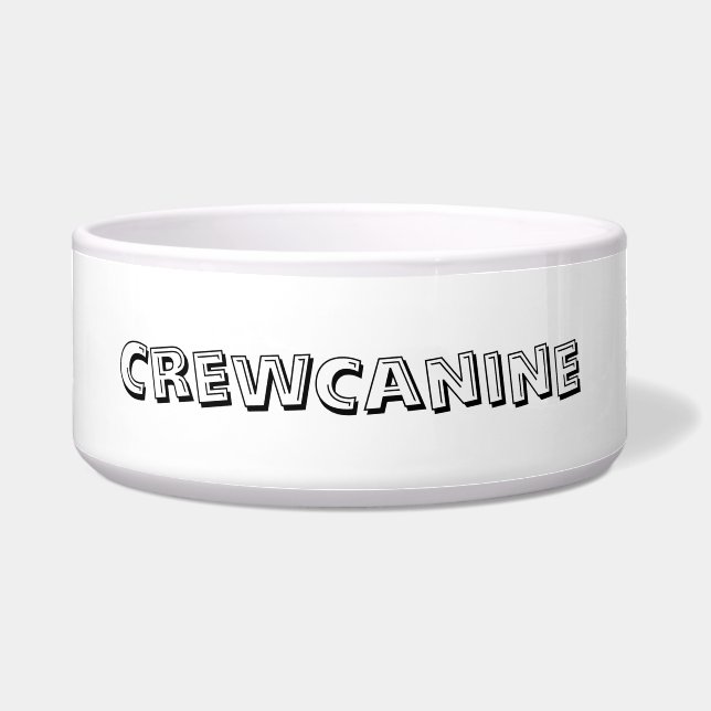 CREW CANINE hondenkom Voerbakje (Voorkant)