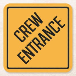 Crew Entrance Paper Onderzetter