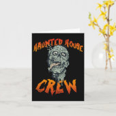 Crew Haunted Bewitch House - Halloween Kaart (Gele Bloem)