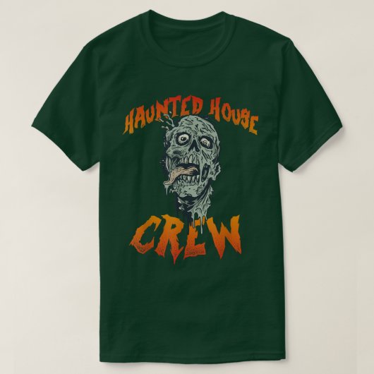Crew Haunted Bewitch House Halloween T-shirt (Design voorkant)