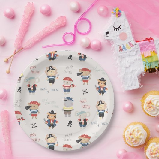 Crew kinder Partij Pirate Paper Bord (Feest)