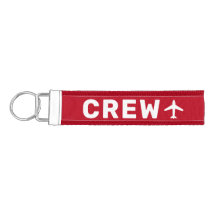 Crew Label Gepersonaliseerde naam Custom Sleutelha