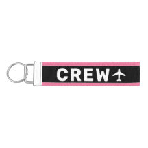 Crew Label Gepersonaliseerde naam Custom Sleutelha