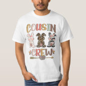 Crew Leopard Easter Bunny Rabbit T-shirt (Voorkant)