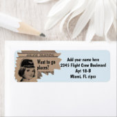 Crew Member Vintage Advertisement Etiket (Insitu)