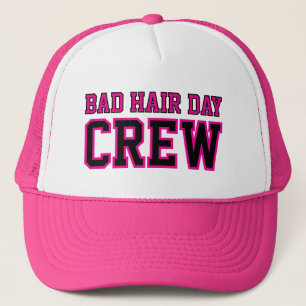Crew met slechte haar dag, Grappige op maat gemaak Trucker Pet