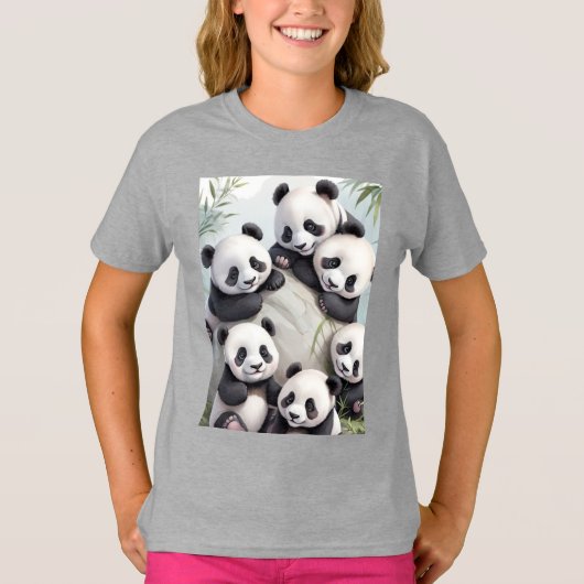 Crew Panda T-shirt (Voorkant)