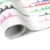 Crew Race Rowers Roeien - Vijf Boats Racing Cadeaupapier (Rol Hoek)