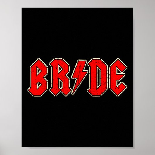 Crew Rock Roll Gothic Halloween Party Gift voor vr Poster (Voorkant)