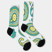 Crew Socks-Classic Paisley Design Sokken (Rechts)
