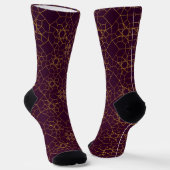 Crew Socks-Classic Paisley Elegance Sokken (Gebogen)