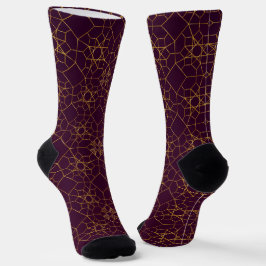 Crew Socks-Classic Paisley Elegance Sokken