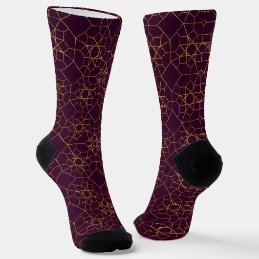 Crew Socks-Classic Paisley Elegance Sokken (Gebogen)