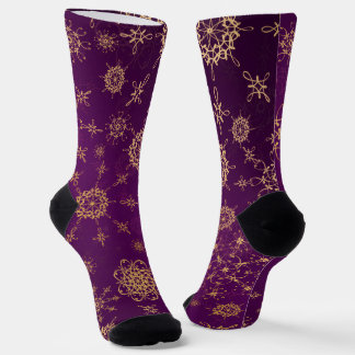 Crew Socks-Classic Paisley Elegance Sokken