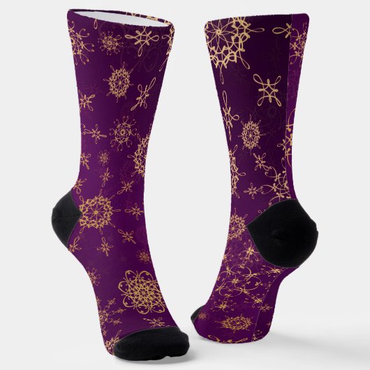 Crew Socks-Classic Paisley Elegance Sokken (Gebogen)