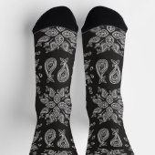 Crew Socks-Classic Paisley Elegance Sokken (Top)