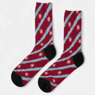 Crew Socks Cranberry met sterren voor mannen Sokken