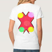 Crew Socks GIANT STIPPEN GEEL RED BRIGHT GREEN T-shirt (Achterkant)