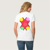 Crew Socks GIANT STIPPEN GEEL RED BRIGHT GREEN T-shirt (Achterkant volledig)