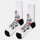 Crew Socks-Hot Chocolate & Cozy Christmas Vibes  Sokken (Links)