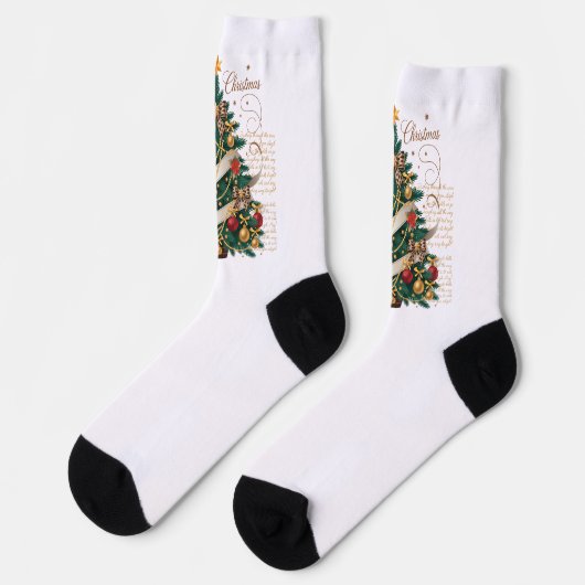Crew Socks-Merry Christmas Sokken (Links)
