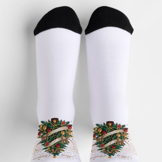 Crew Socks-Merry Christmas Sokken (Top)