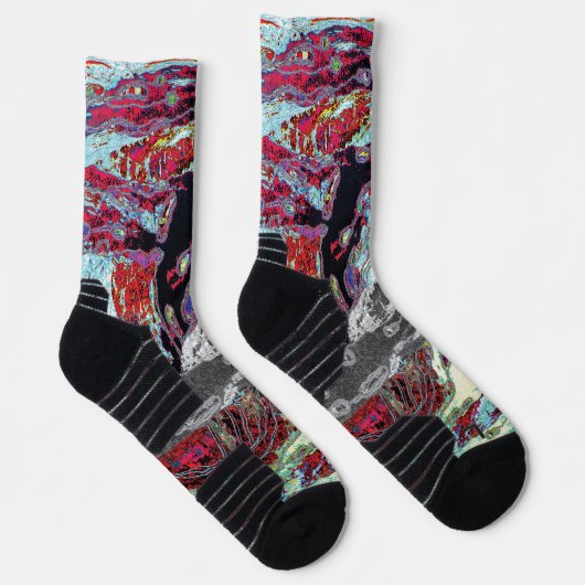 Crew Socks – Strata Pulse Sokken (Rechts)