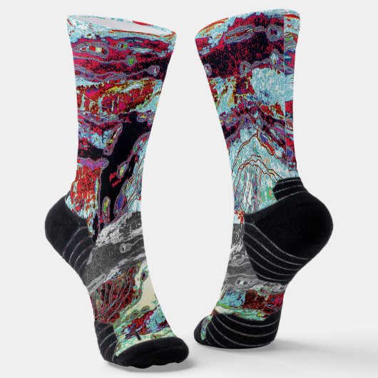 Crew Socks – Strata Pulse Sokken (Gebogen)