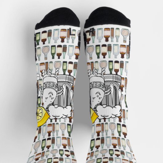 Crew Sokken Beige Biercitroenen (Top)