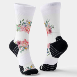 Crew Sokken Kleurrijke Bloemen