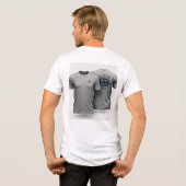 Crew Staff Bulk Dubbelzijdig Custom Mannen T-shirt (Achterkant volledig)